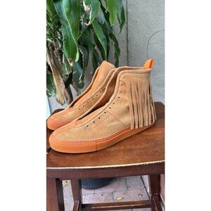 DANIEL PATRICK Size 9 Men's Orange Shoes Designer Used
